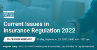 Current Issues in Insurance Regulation New York 2027