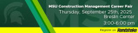 MSU Construction Management Career Fair Lansing 2026